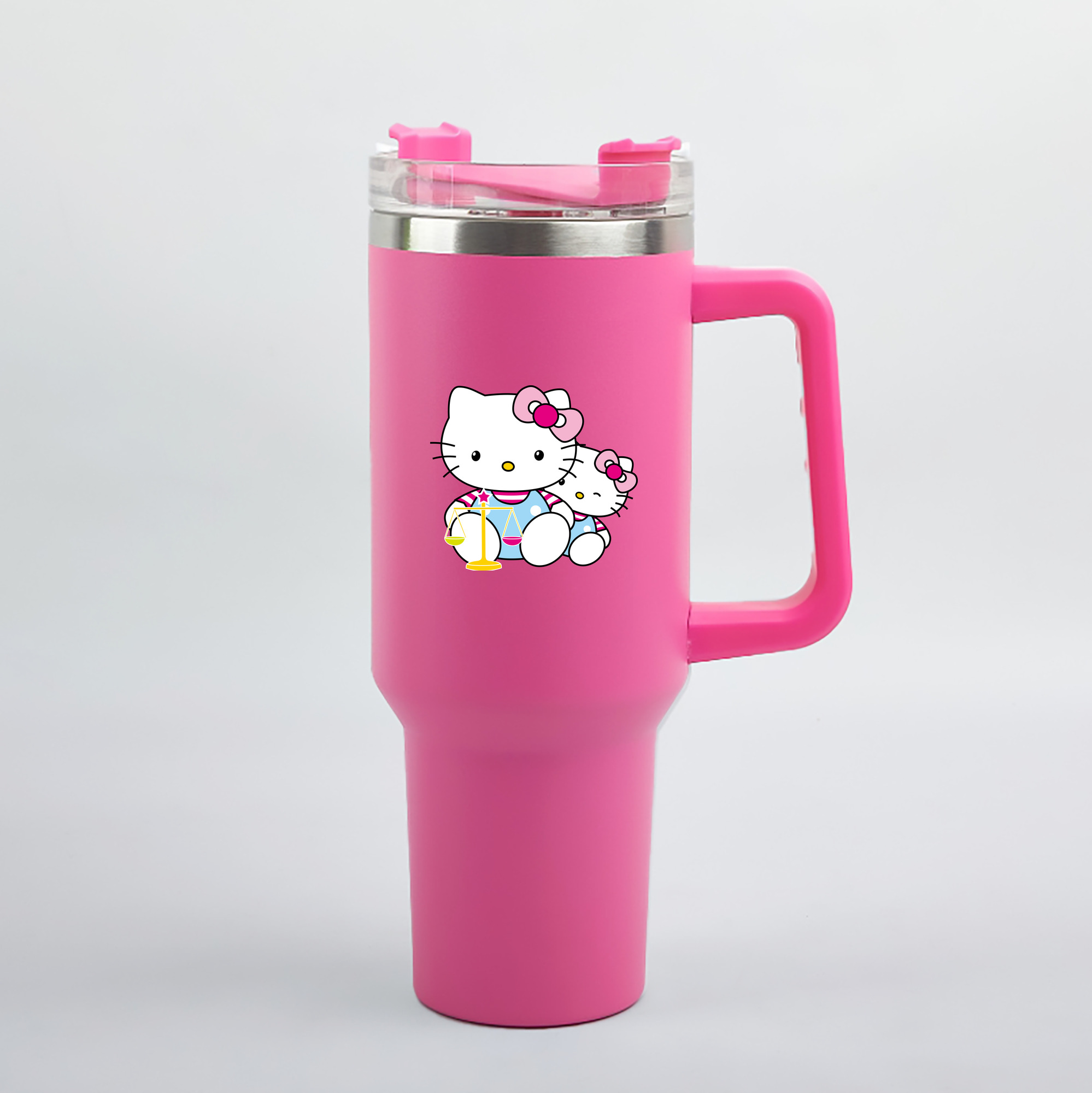 （画像用） Hello Kitty ハローキティ 1200mL車用タンブラー（カラープリント）
